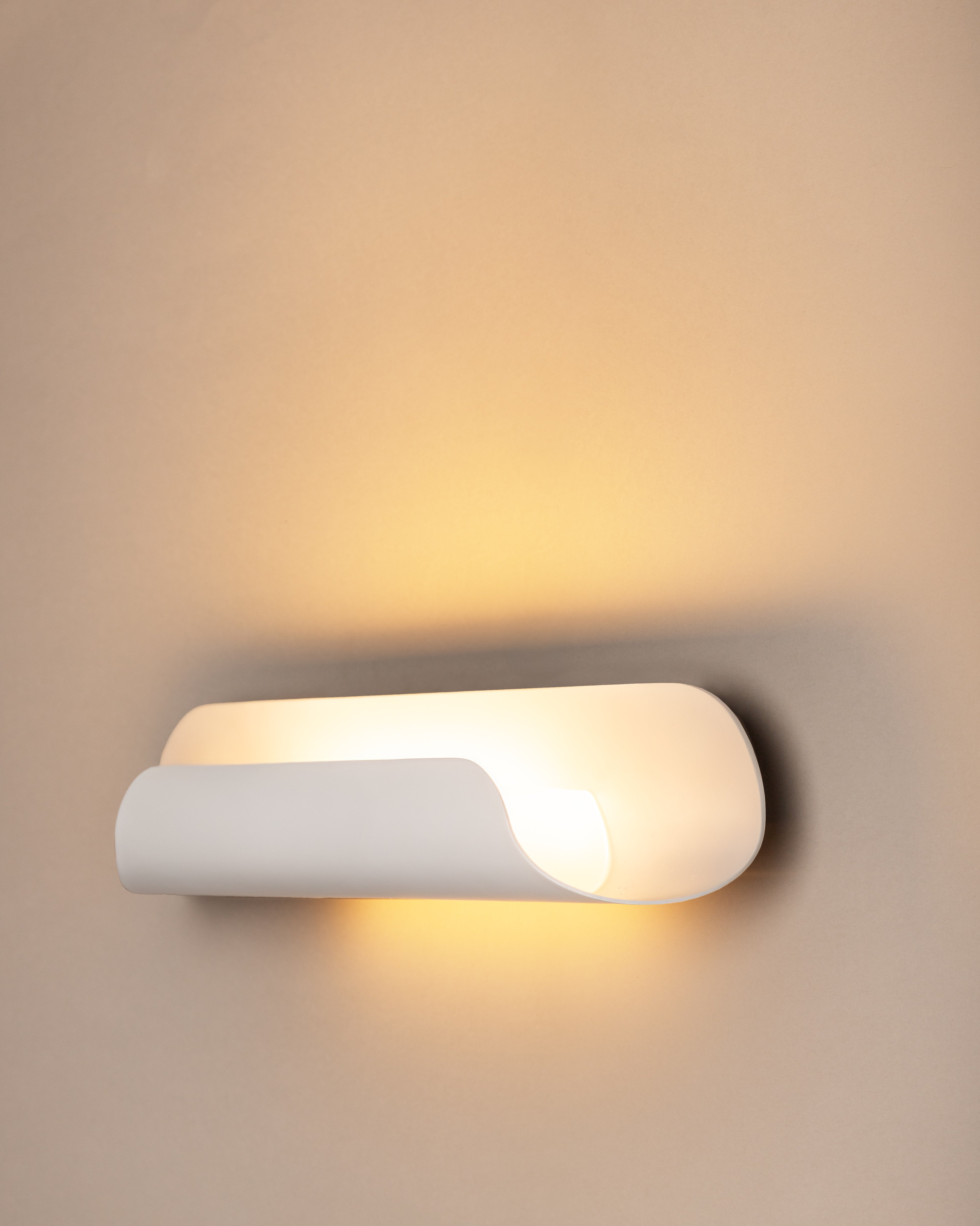 Lampa ścienna ROLL miedziany brązowy
