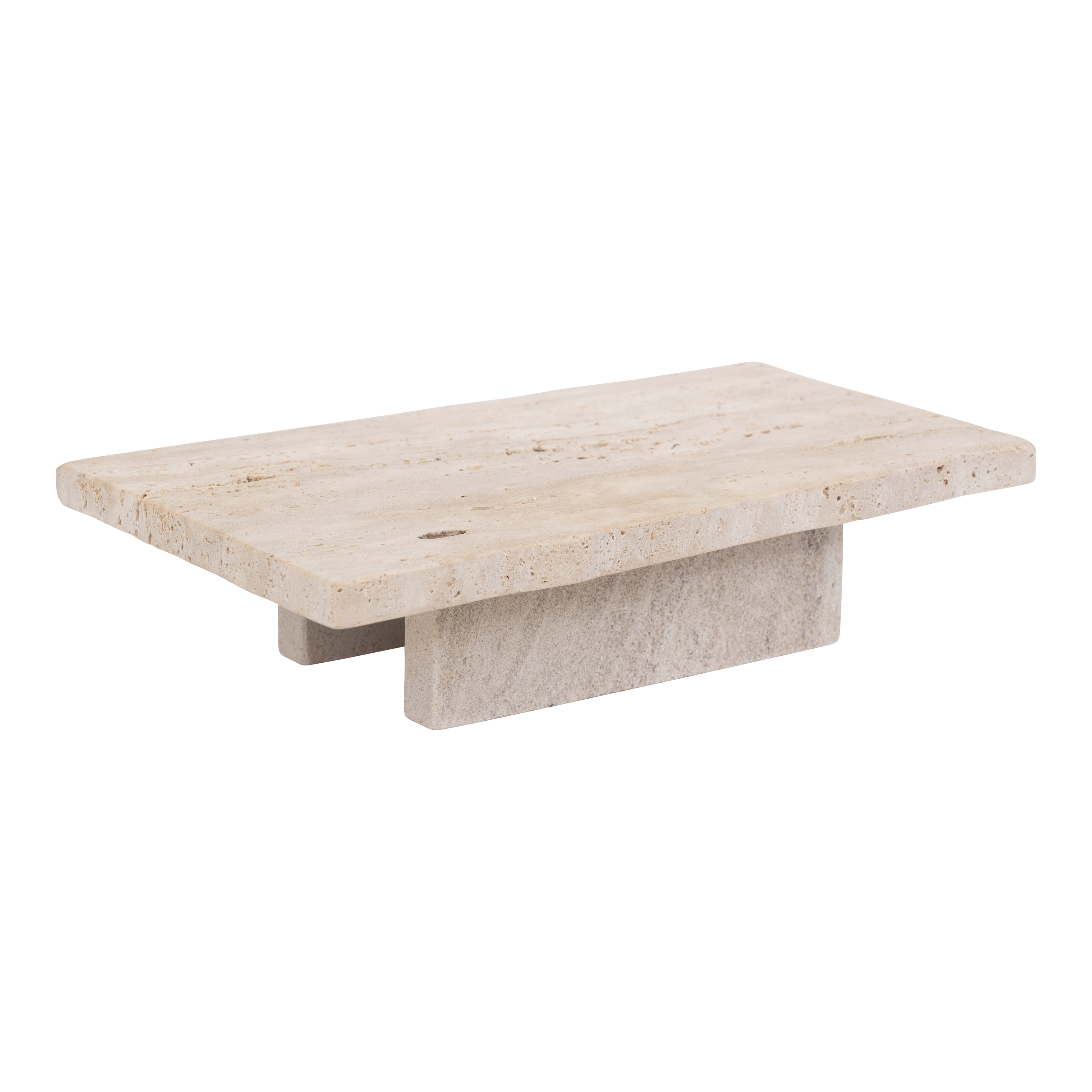 Tác na nožkách TRAVERTINO travertin