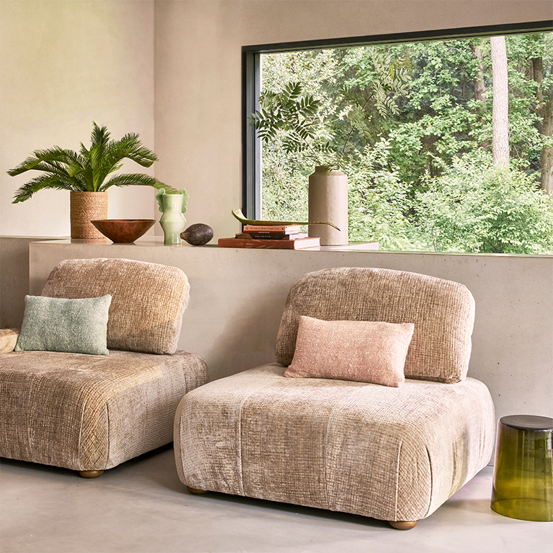 Boční stolek KAI zelené sklo