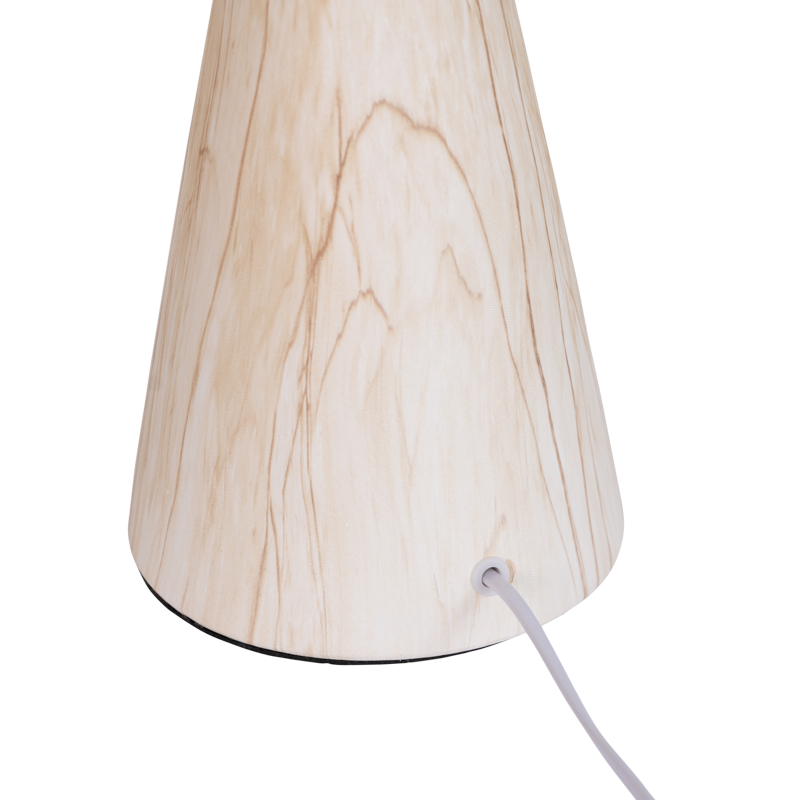 JUN table lamp ceramic base with linen lampshade