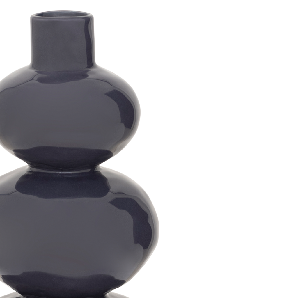 Váza EMILY tmavě modrá keramika