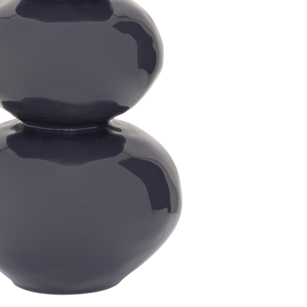 Váza EMILY tmavě modrá keramika