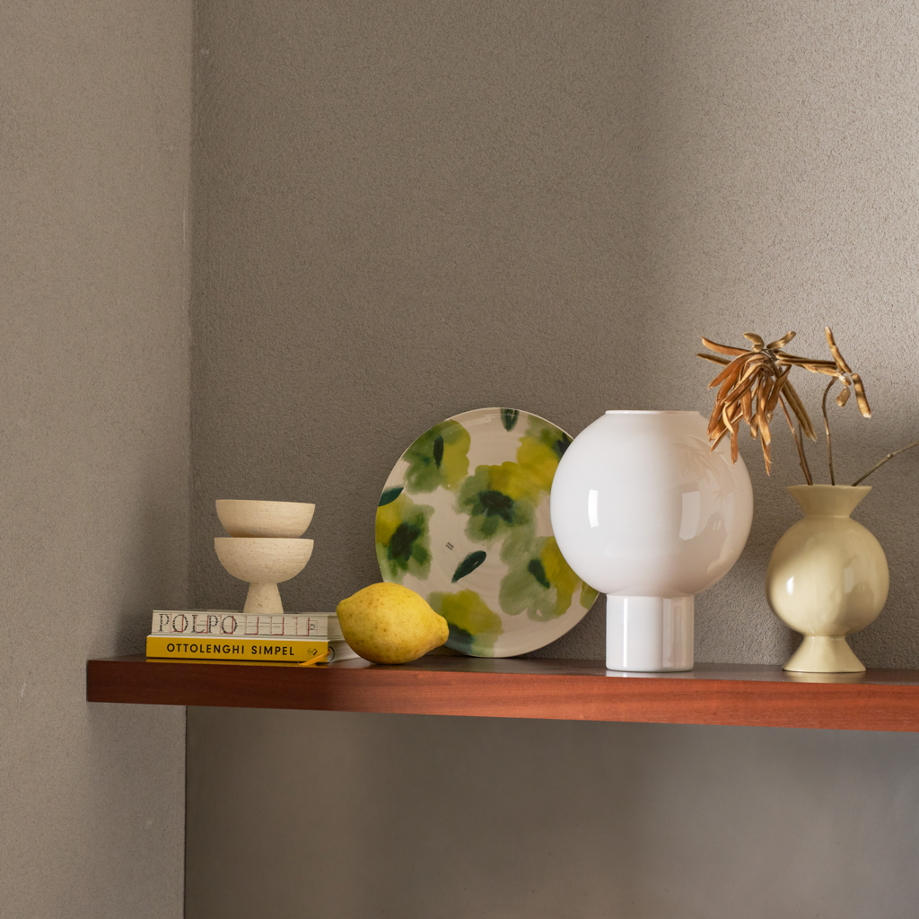 Váza KUDOS béžová keramika