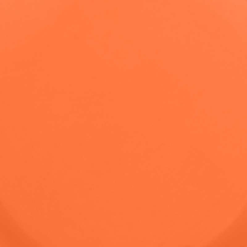 GOOD MORNING orange plate with gold finish