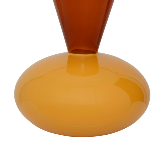 ZINHLE Orange Glass Vase