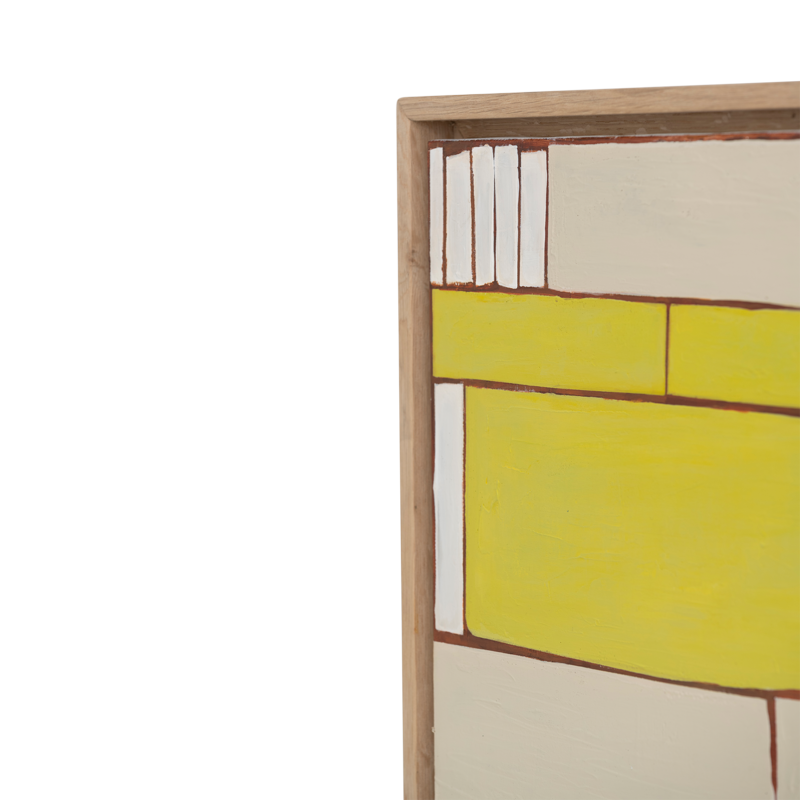 Obraz LESEDI zelený s krémovým