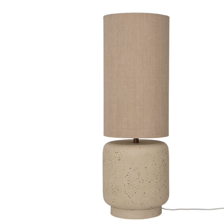 TLOE Beige Ceramic Floor Lamp
