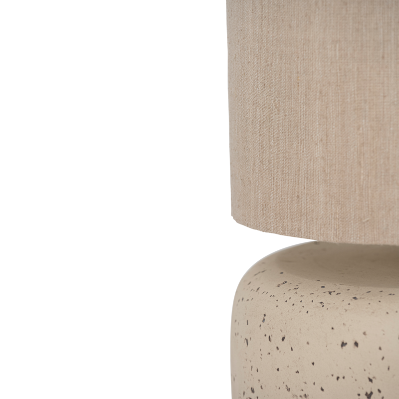 TLOE Beige Ceramic Floor Lamp