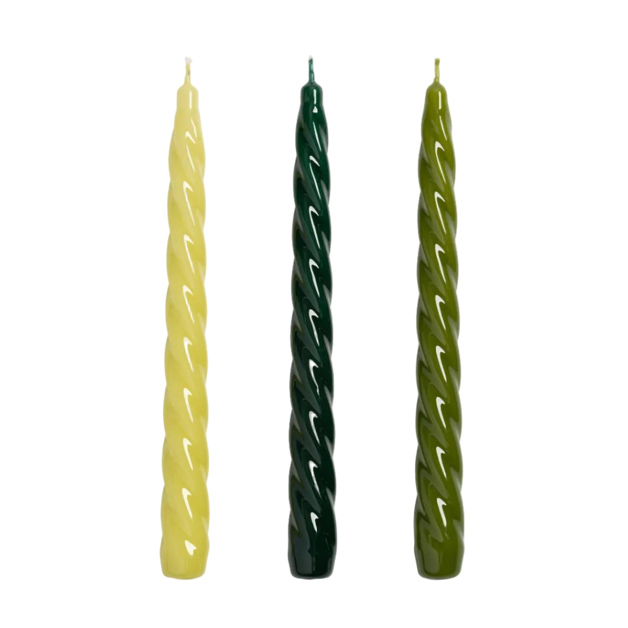 Sada svíček BRAVO GREENS zelená