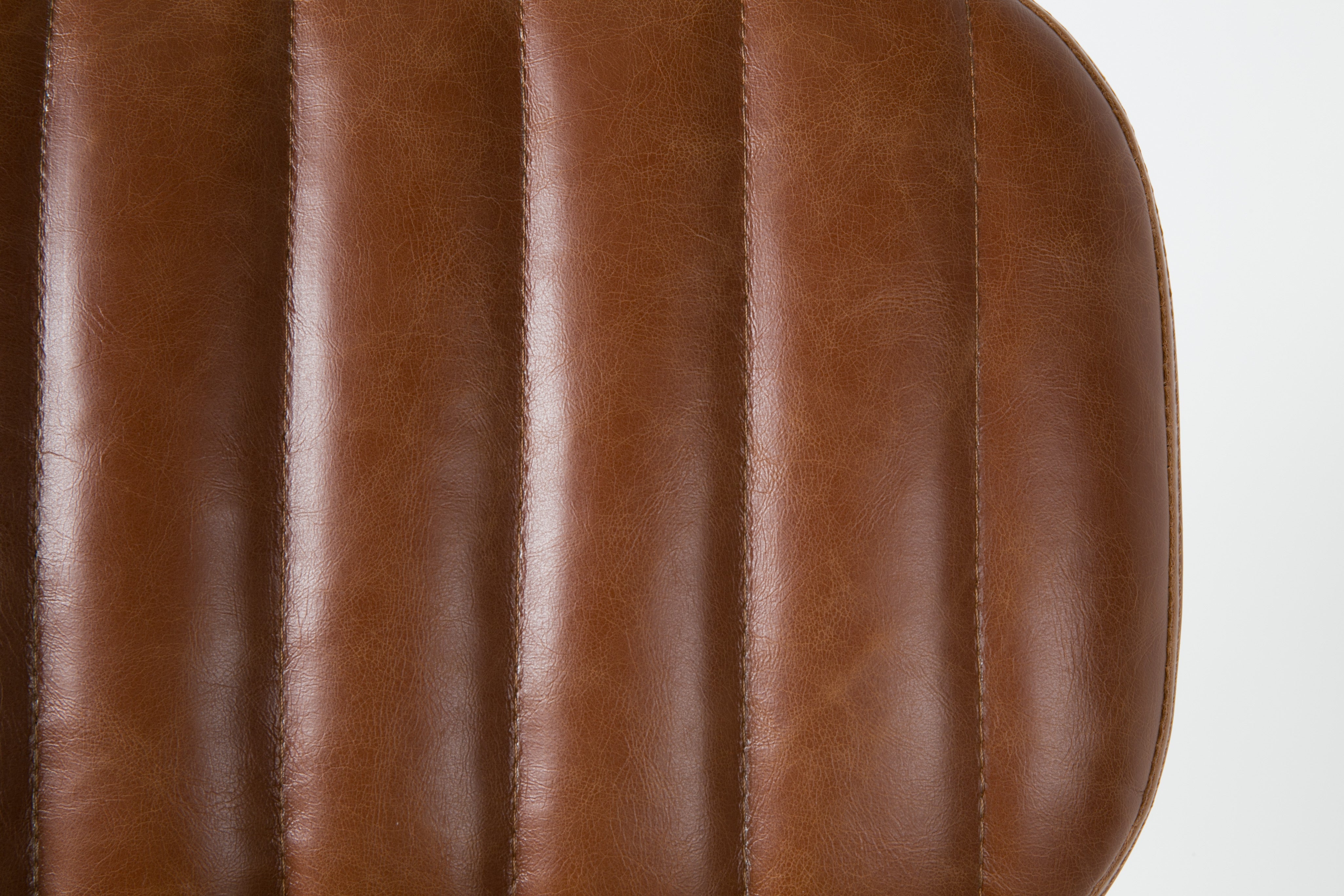 Židle JAKE hnědá ekokůže