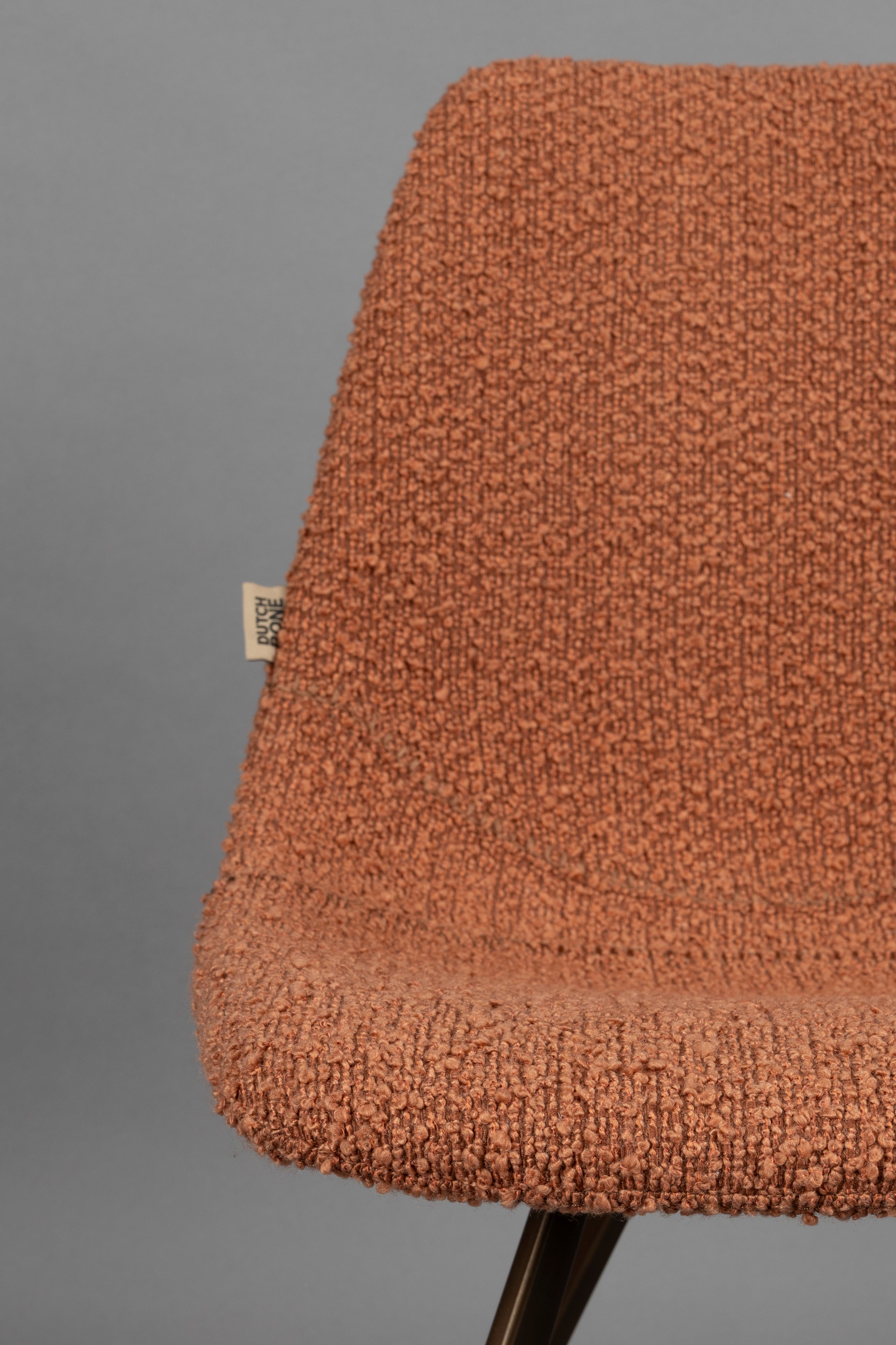 FRANKY chair brown with brown base