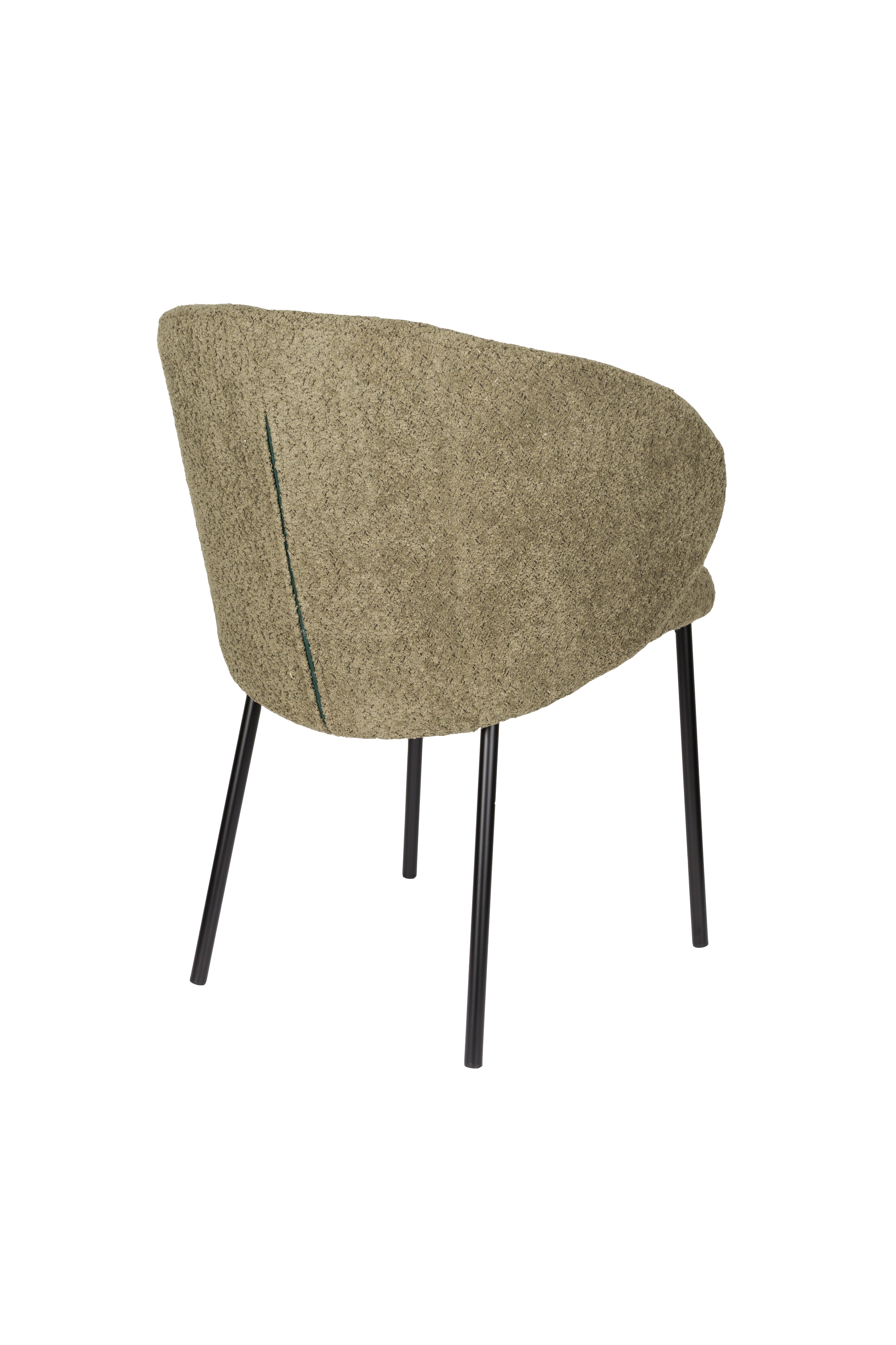 AYLE chair green with black base