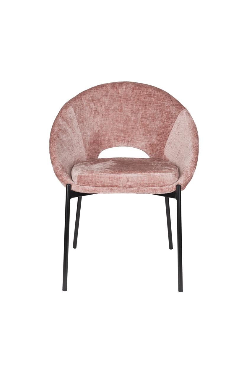 DANDO chair pink with black base