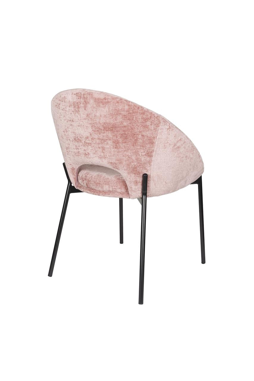 DANDO chair pink with black base