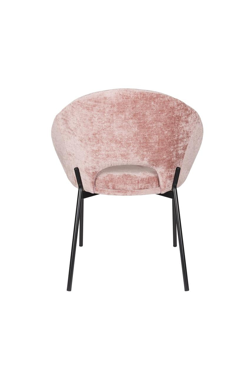 DANDO chair pink with black base