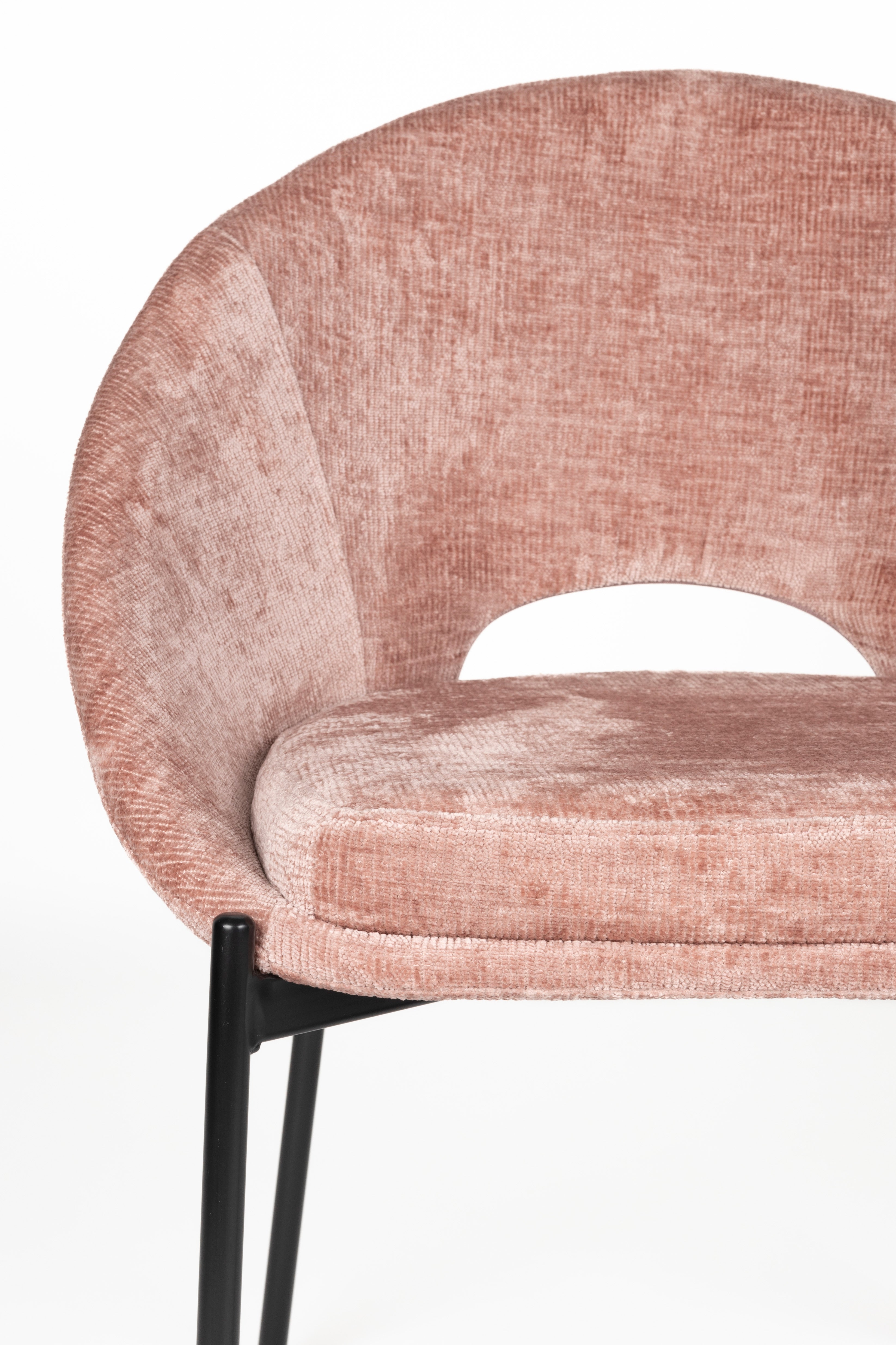 DANDO chair pink with black base