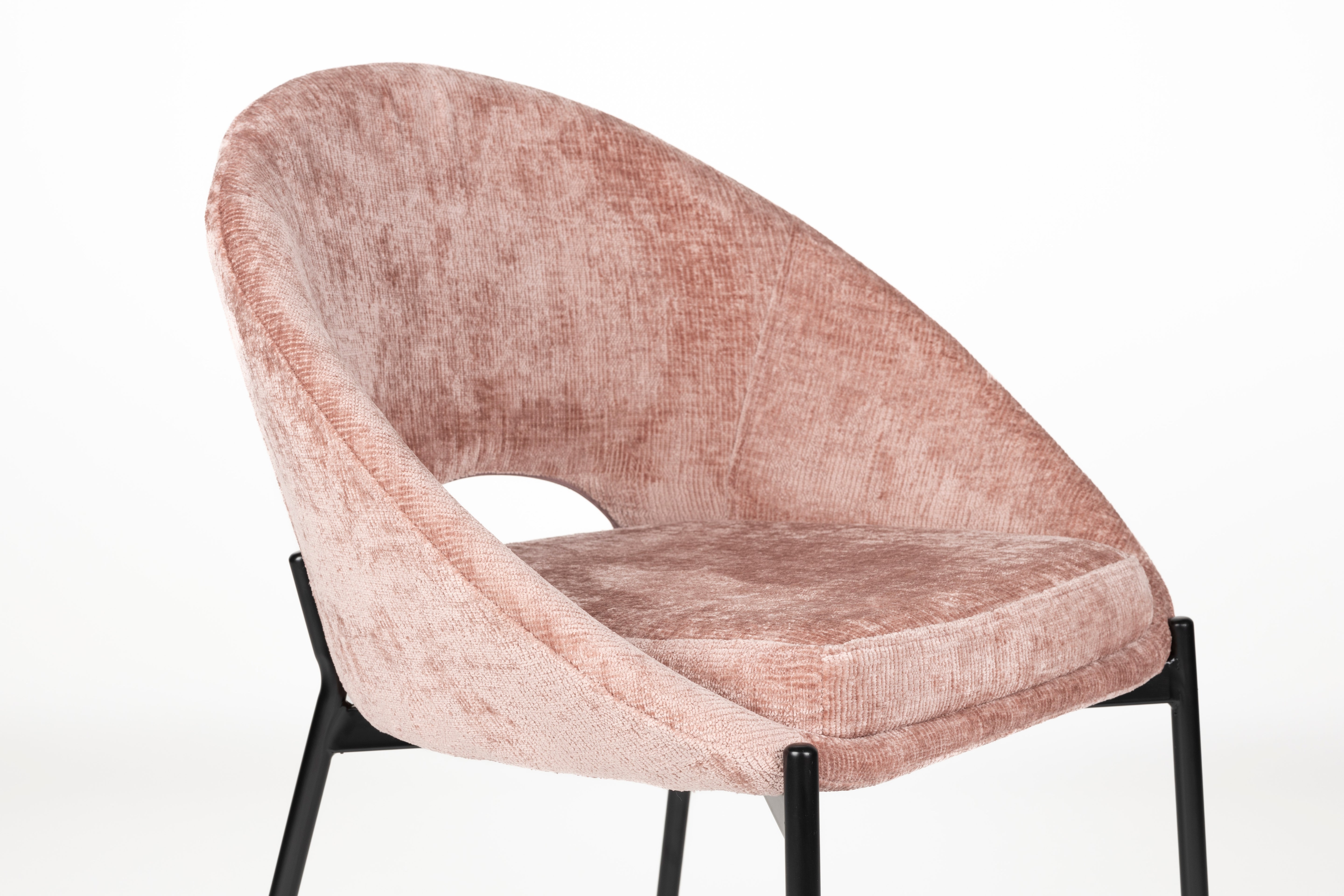 DANDO chair pink with black base