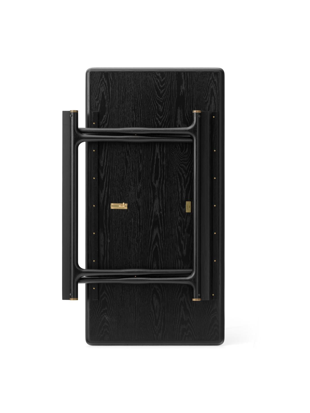 Konferenční stolek JÄGER černé dubové dřevo