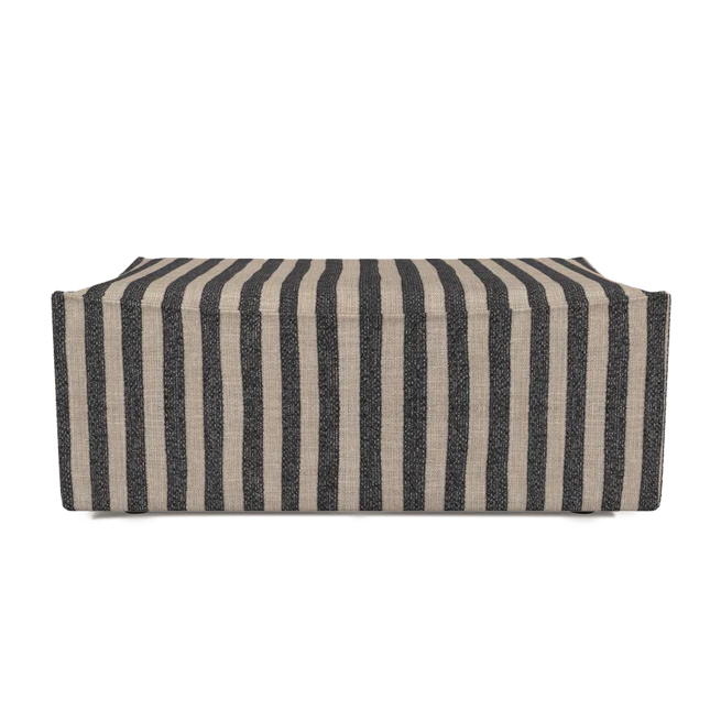 CATENA Pouf Louisiana black with sand