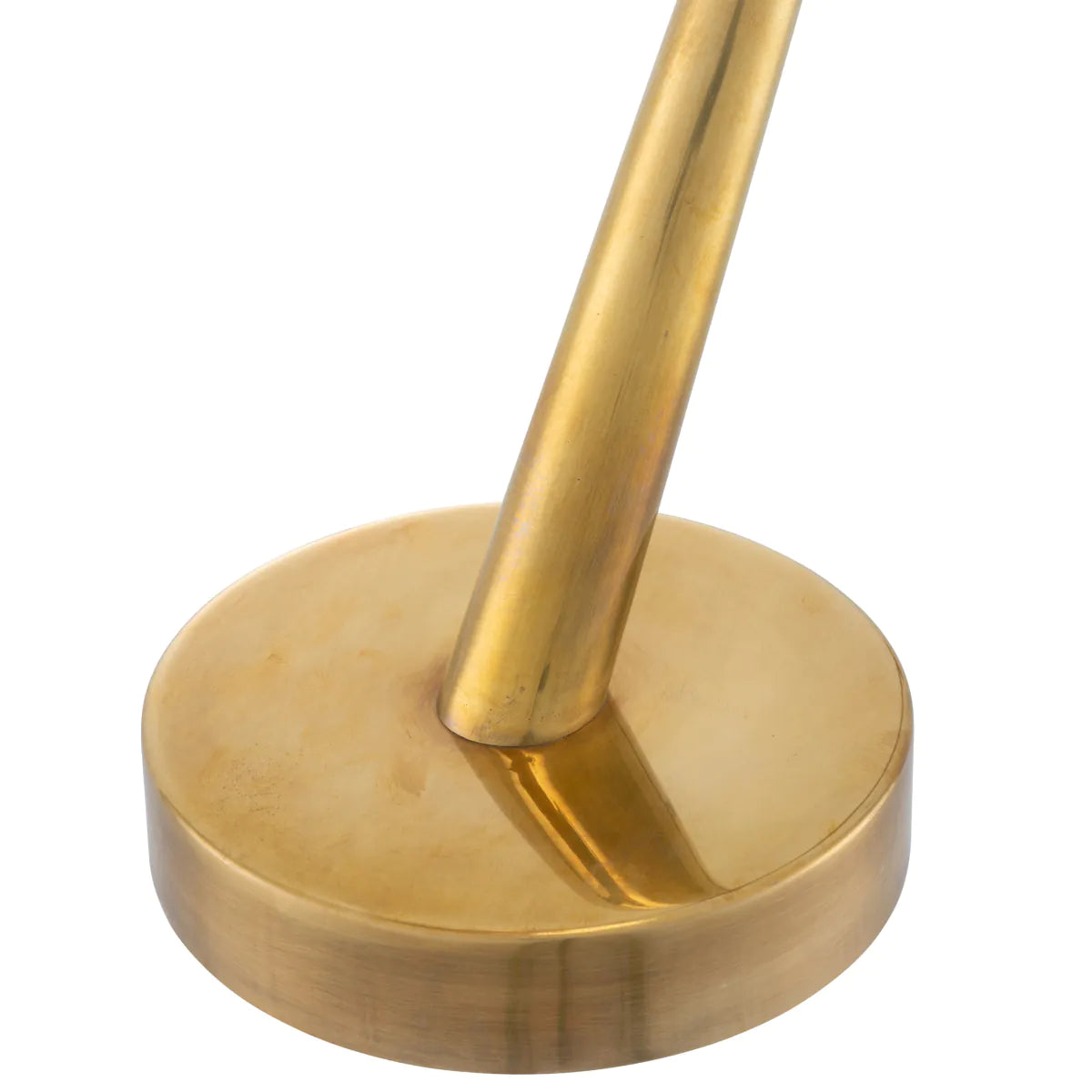 Stolní lampa KON TIKI ratan s antickým zlatem