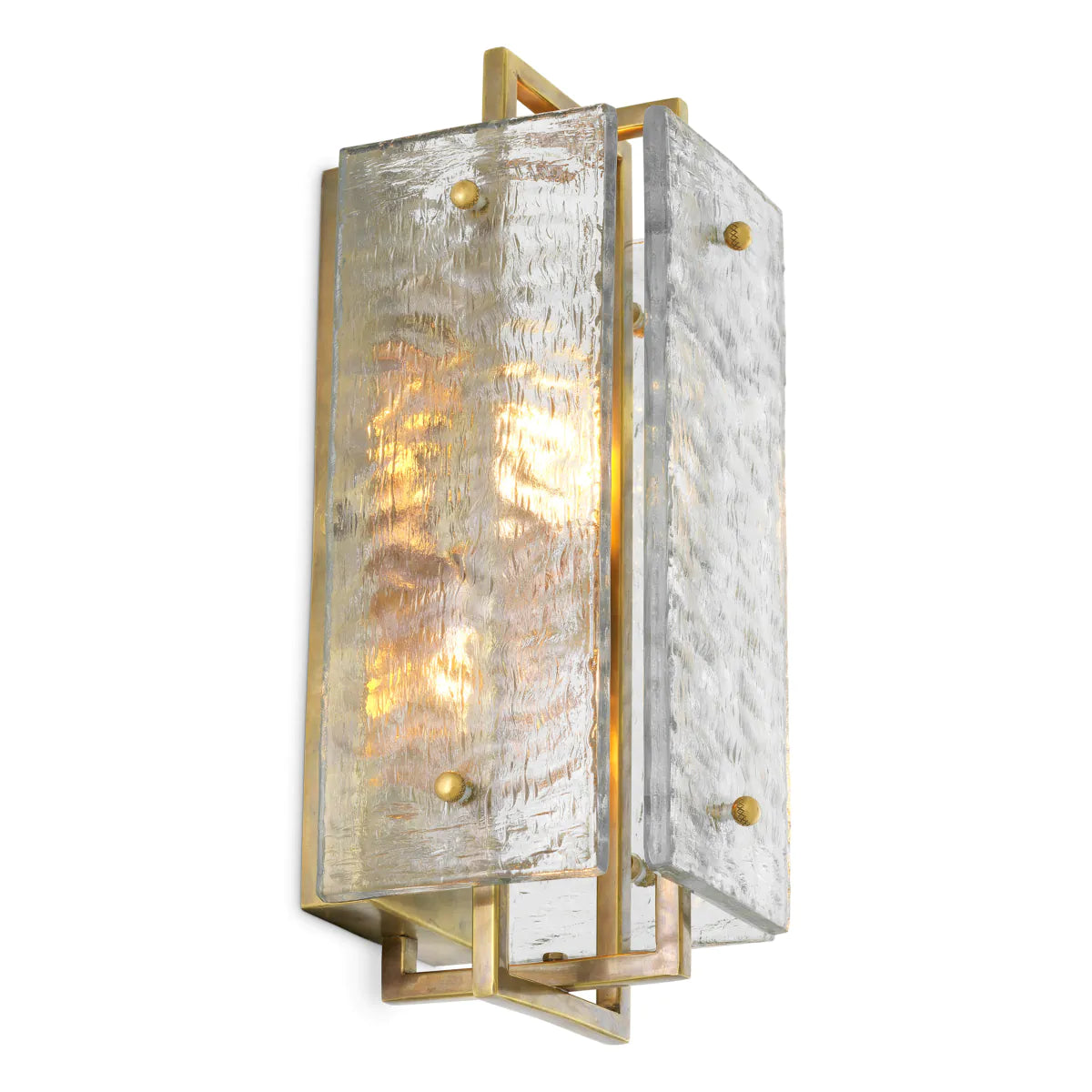 SOLARA Wall Lamp Antique Brass