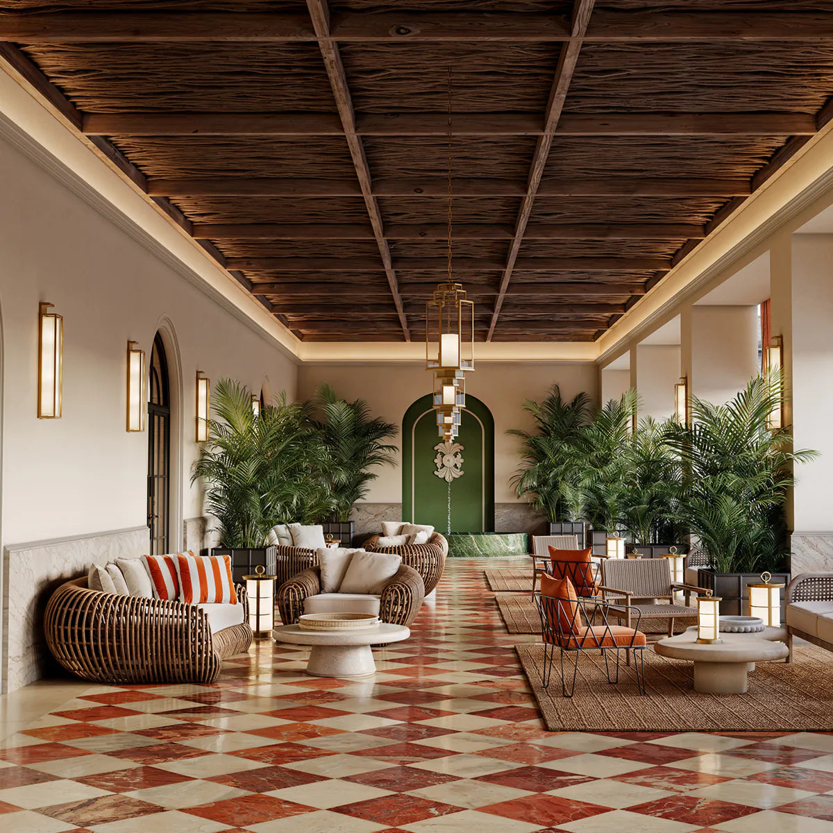 SIDERNO synthetic rattan outdoor armchair