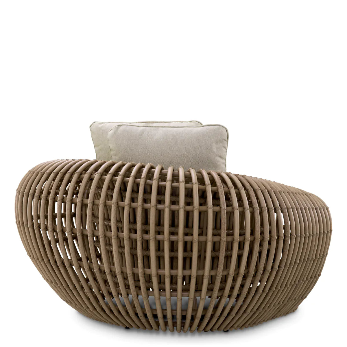 SIDERNO synthetic rattan outdoor armchair