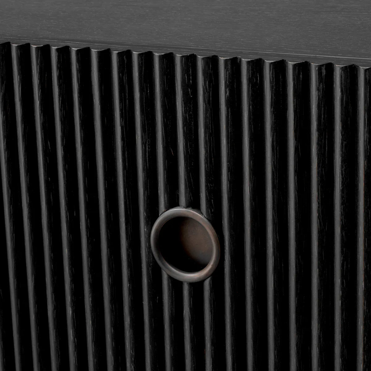 Komoda CHEST DIMITRIOS grafitový dubový fórový