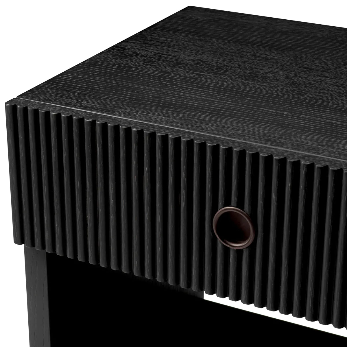 Noční stolek DIMITRIOS grafitová dýha dubová