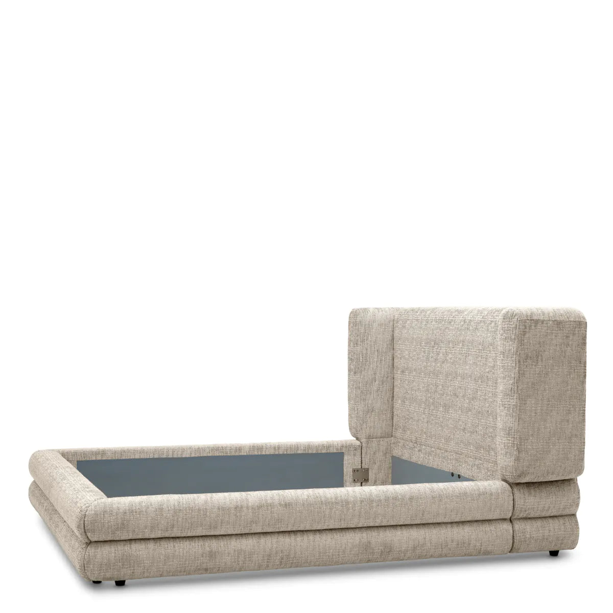 Francisco beige upholstered bed