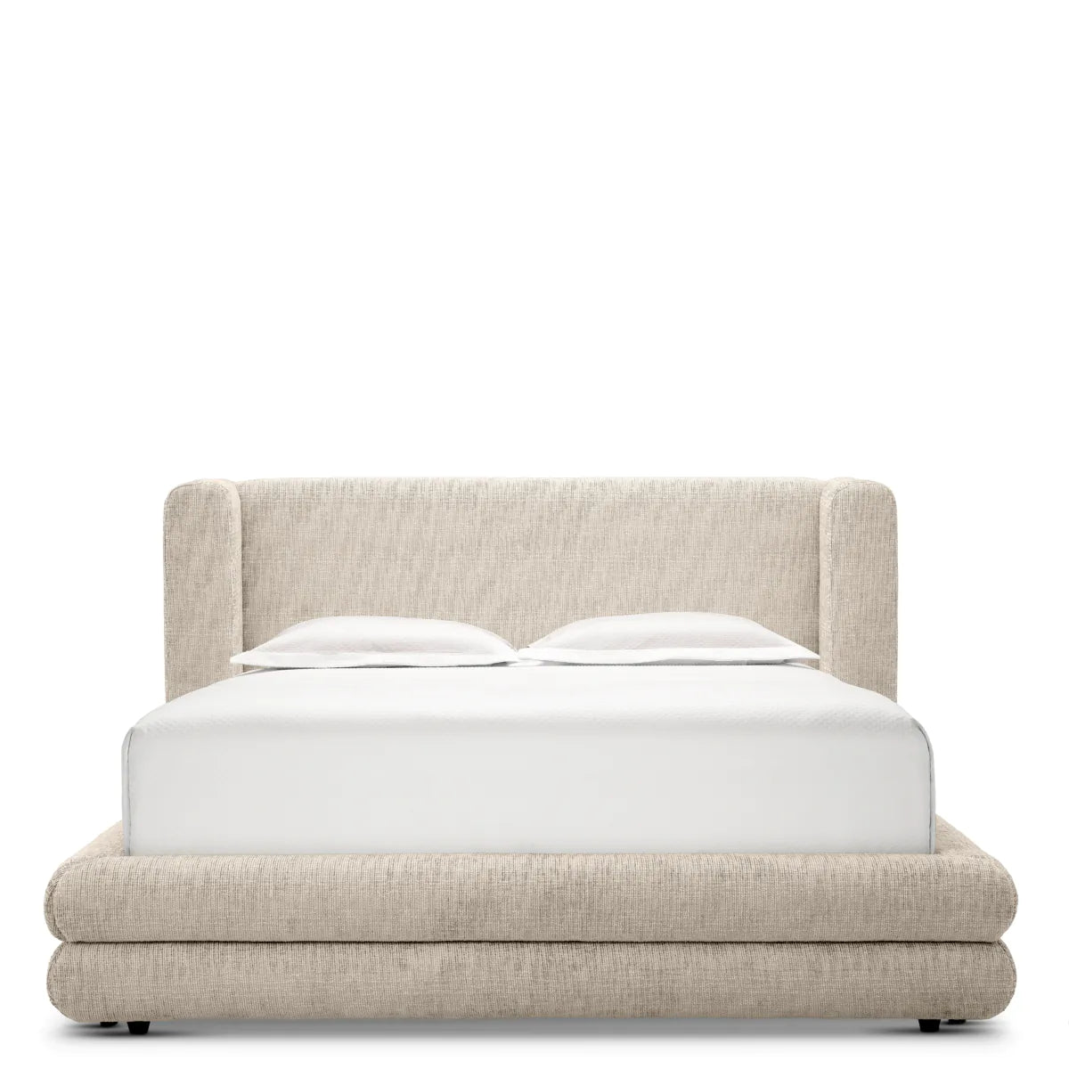 Francisco beige upholstered bed