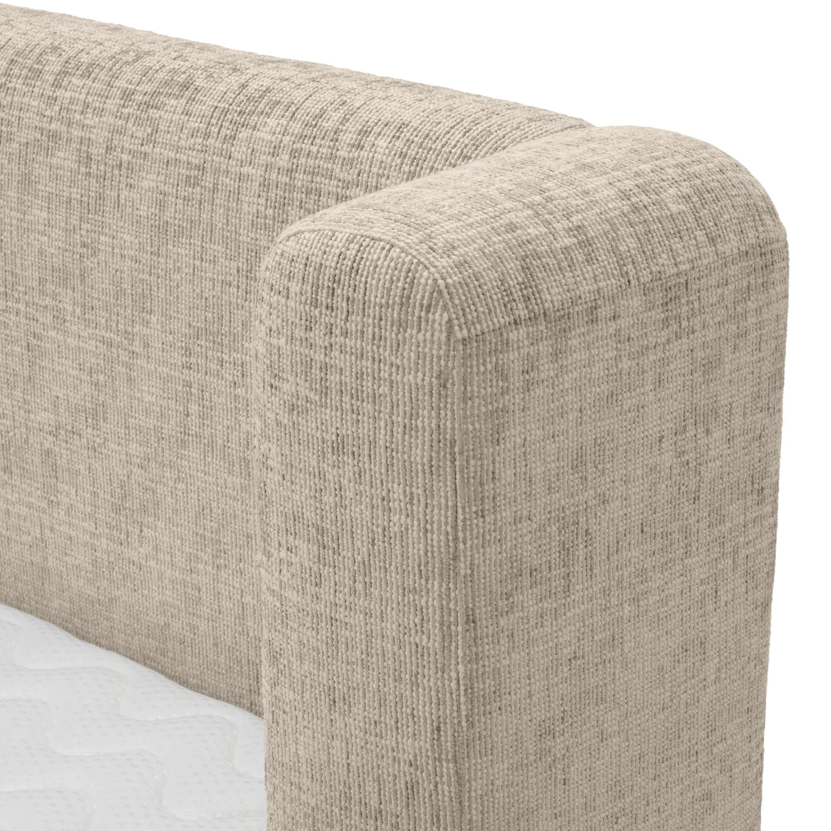 Francisco beige upholstered bed