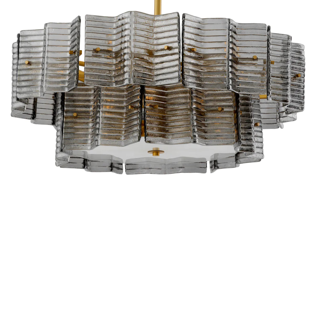 Silvano smoky glass chandelier
