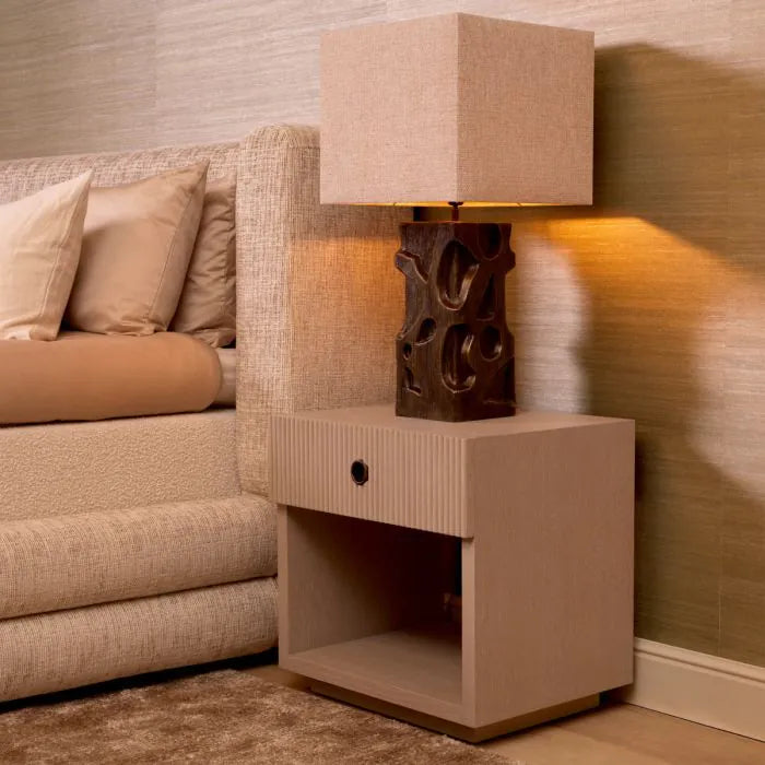 Stolní lampa ENZO antická zlatá