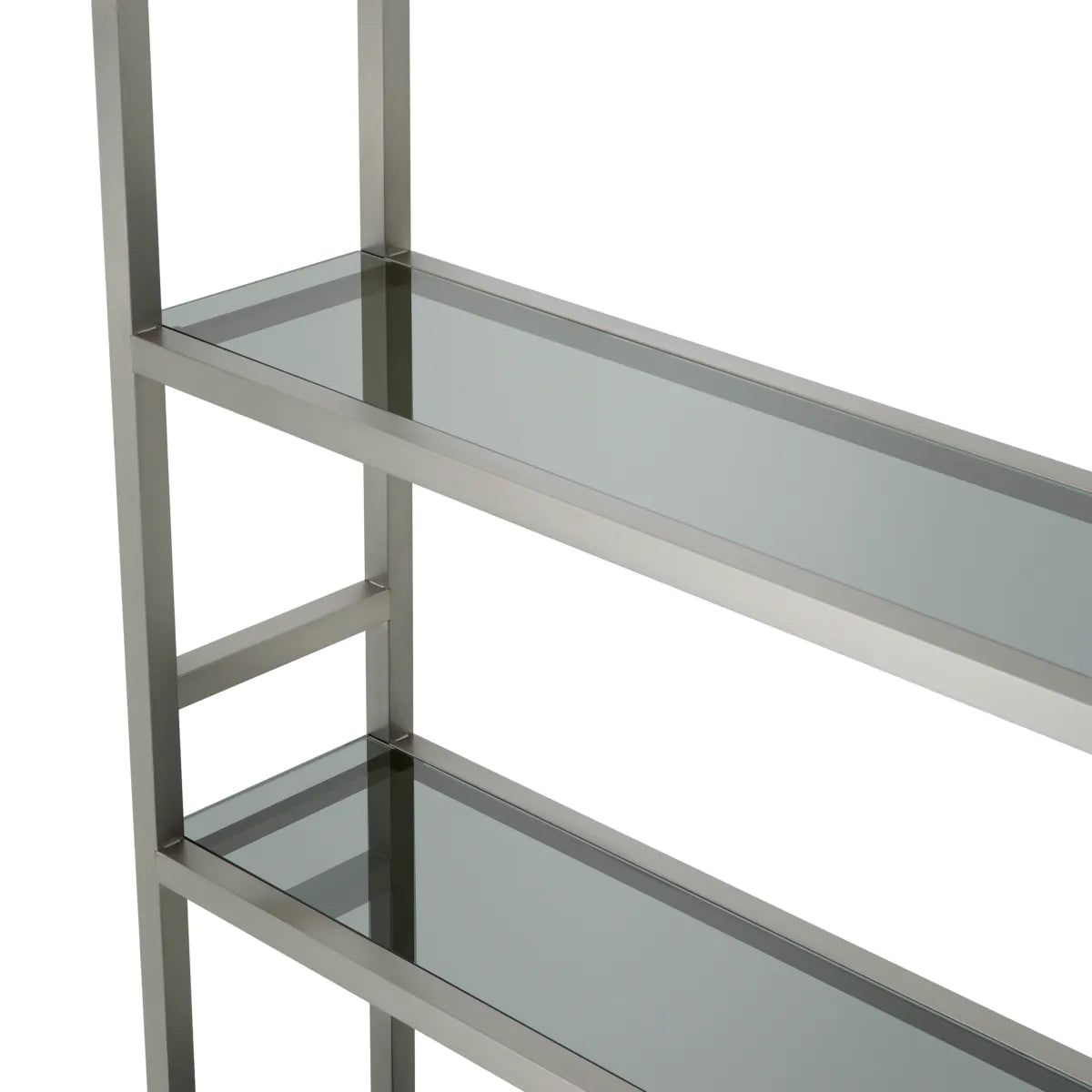 Regál CORRADO I stříbrný