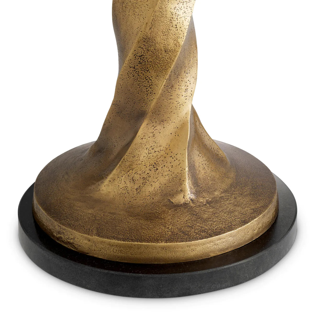 Stolní lampa COSTANZA antická zlatá s granitovým podstavcem