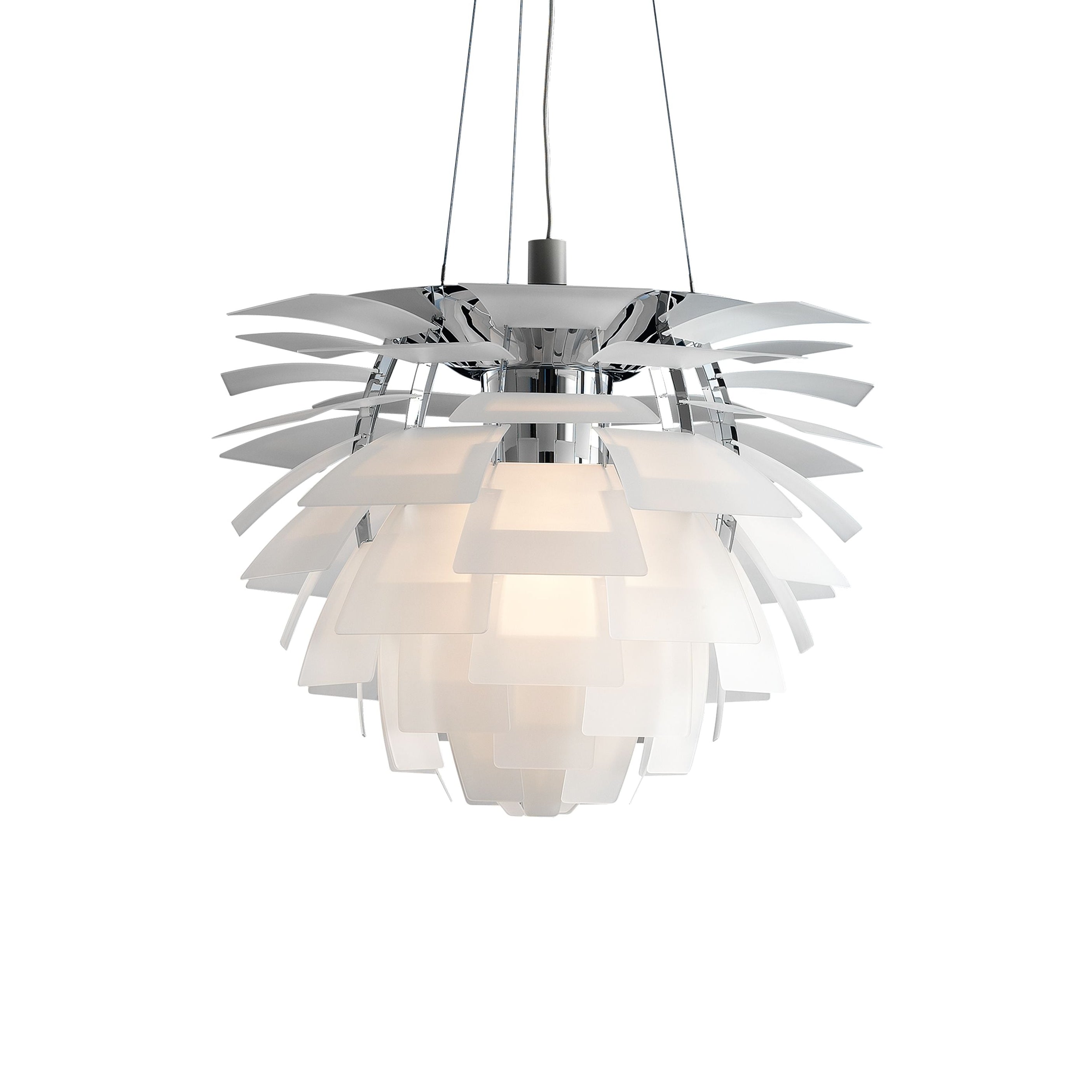 Lampa wisząca PH ARTICHOKE GLASS biały – Louis Poulsen