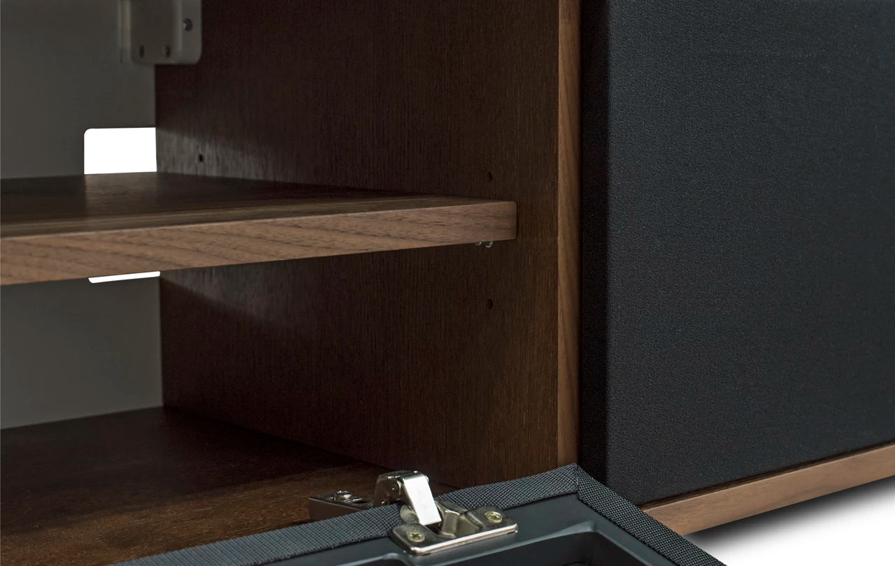 Szafka RTV GŁOŚNIKOWA fornir Rosanero Eye on Design