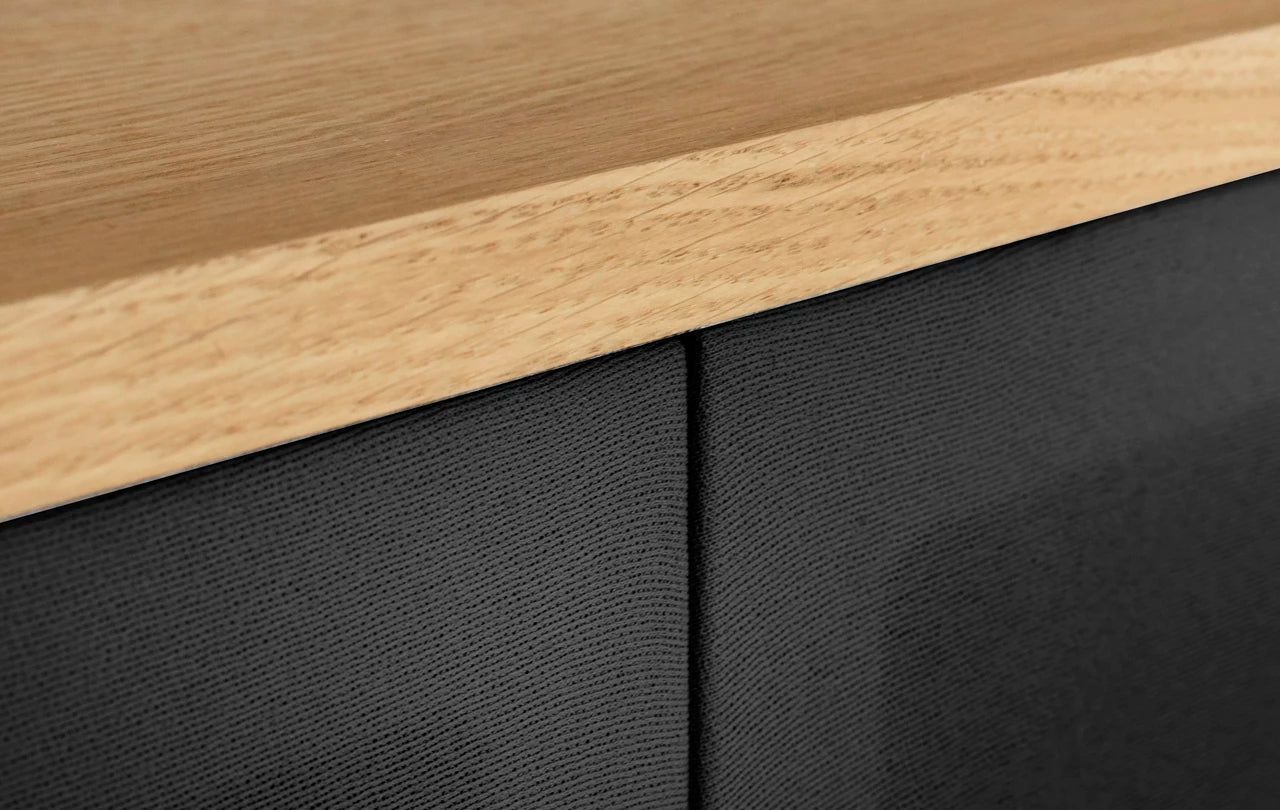 Szafka RTV GŁOŚNIKOWA fornir Rosanero Eye on Design