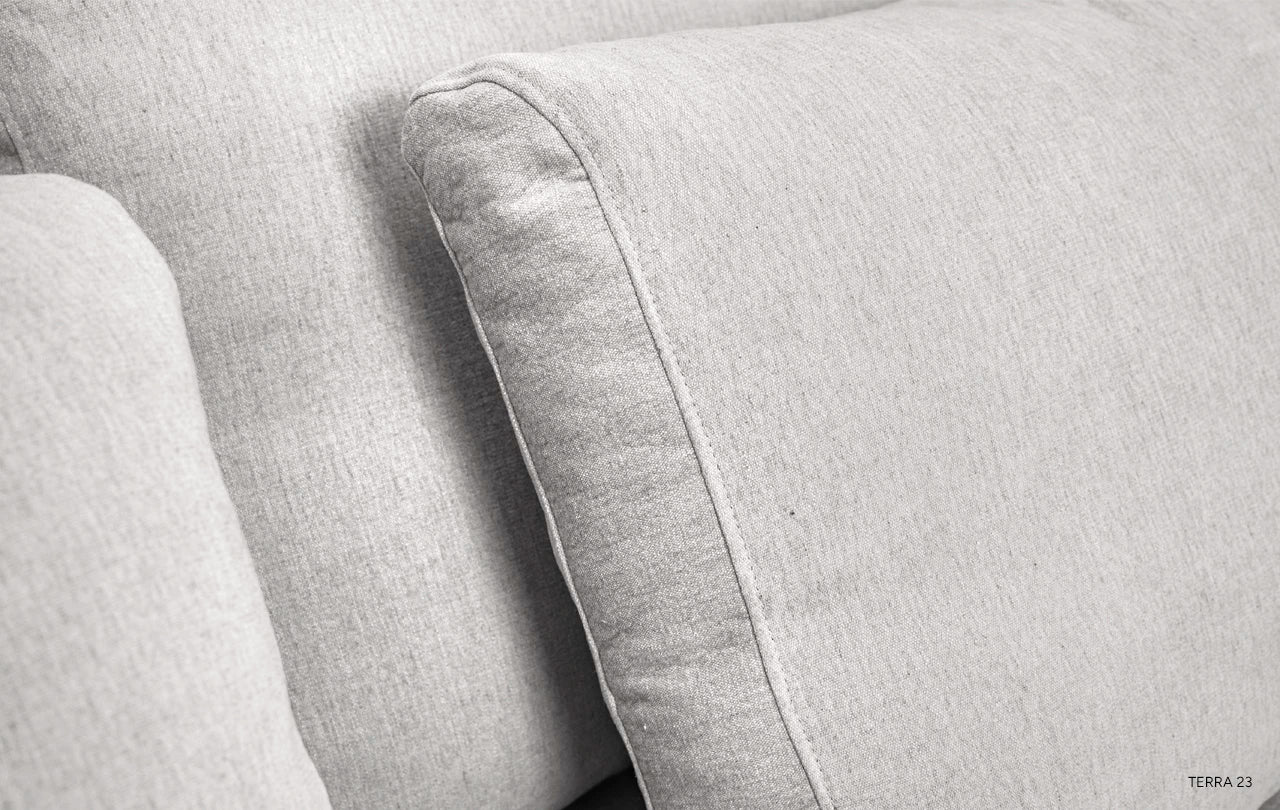 Left-sided modular corner sofa NOOR customizable