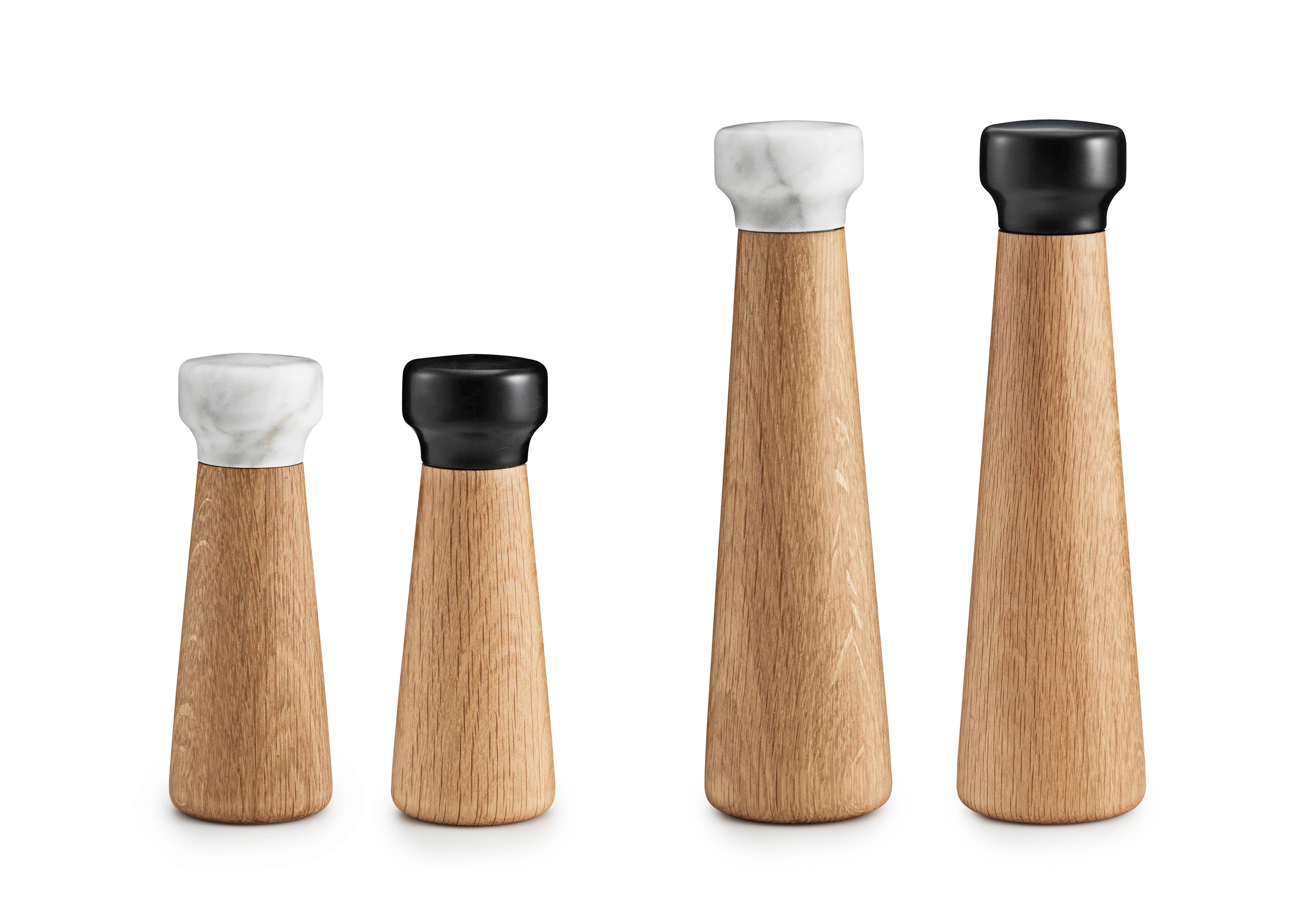 CRAFT Oak Wood Pepper Mill with Black Marble