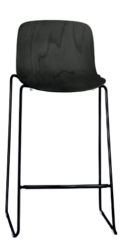 Hoker TROY černé bukové dřevo