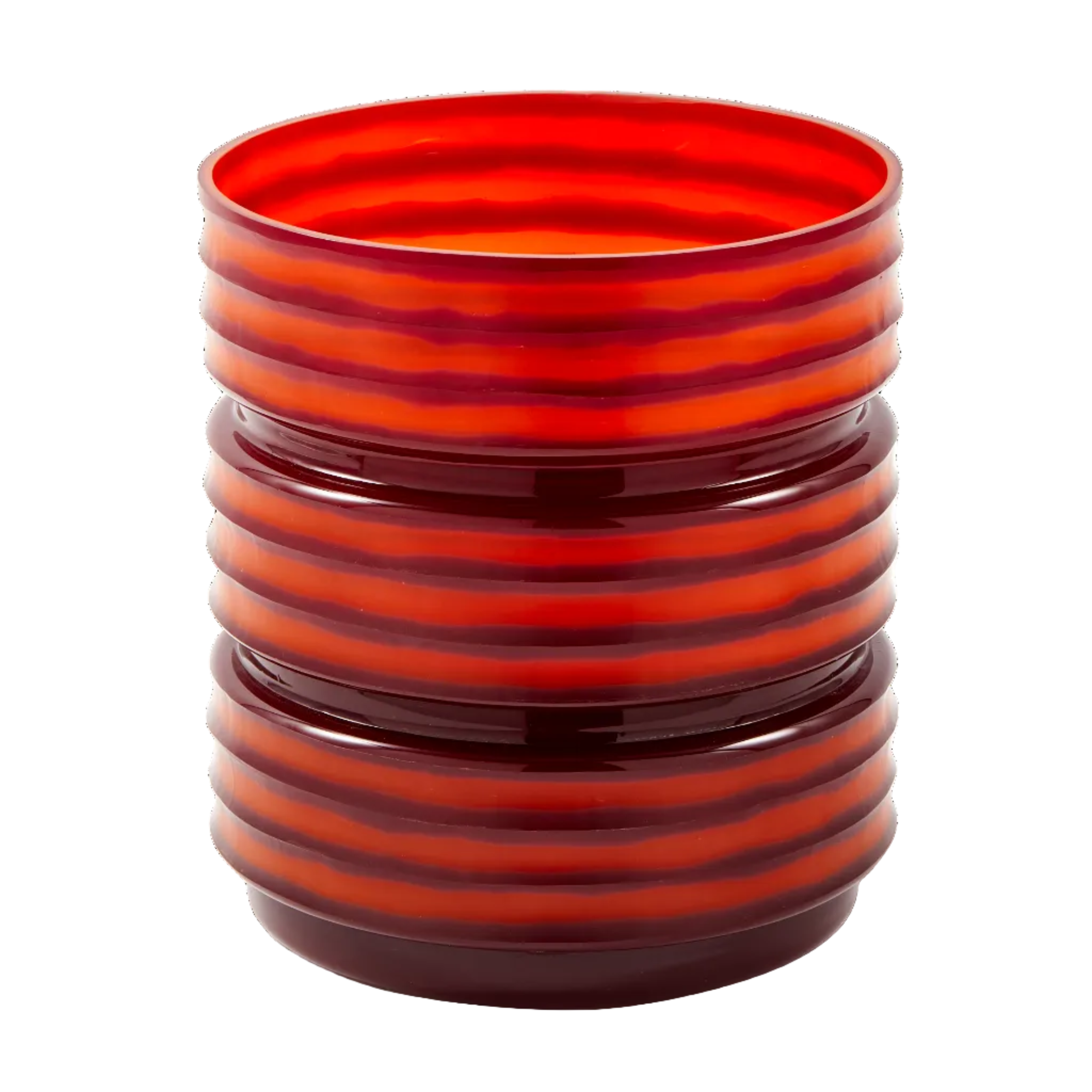 Váza GLASS LAYER červená