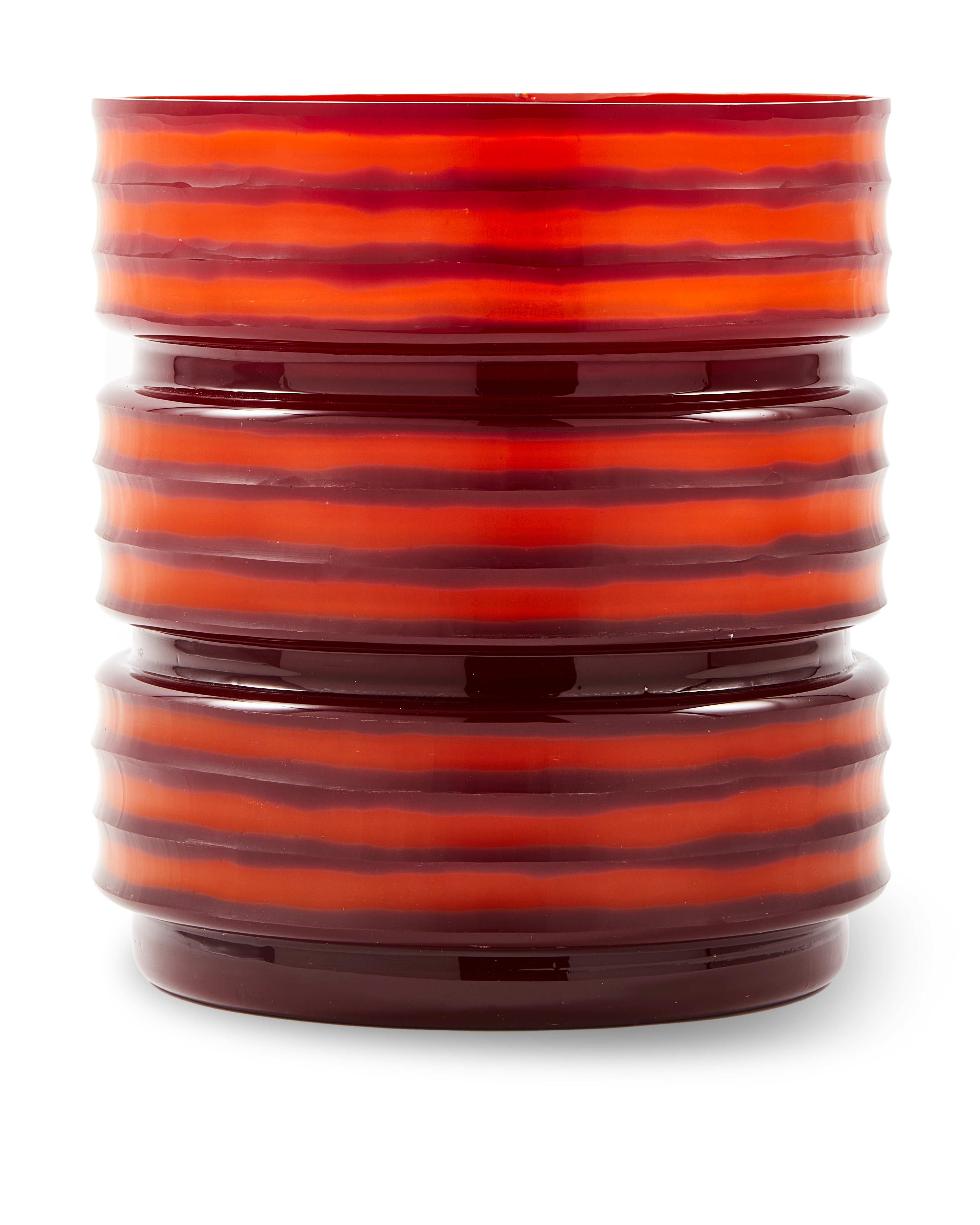 Váza GLASS LAYER červená