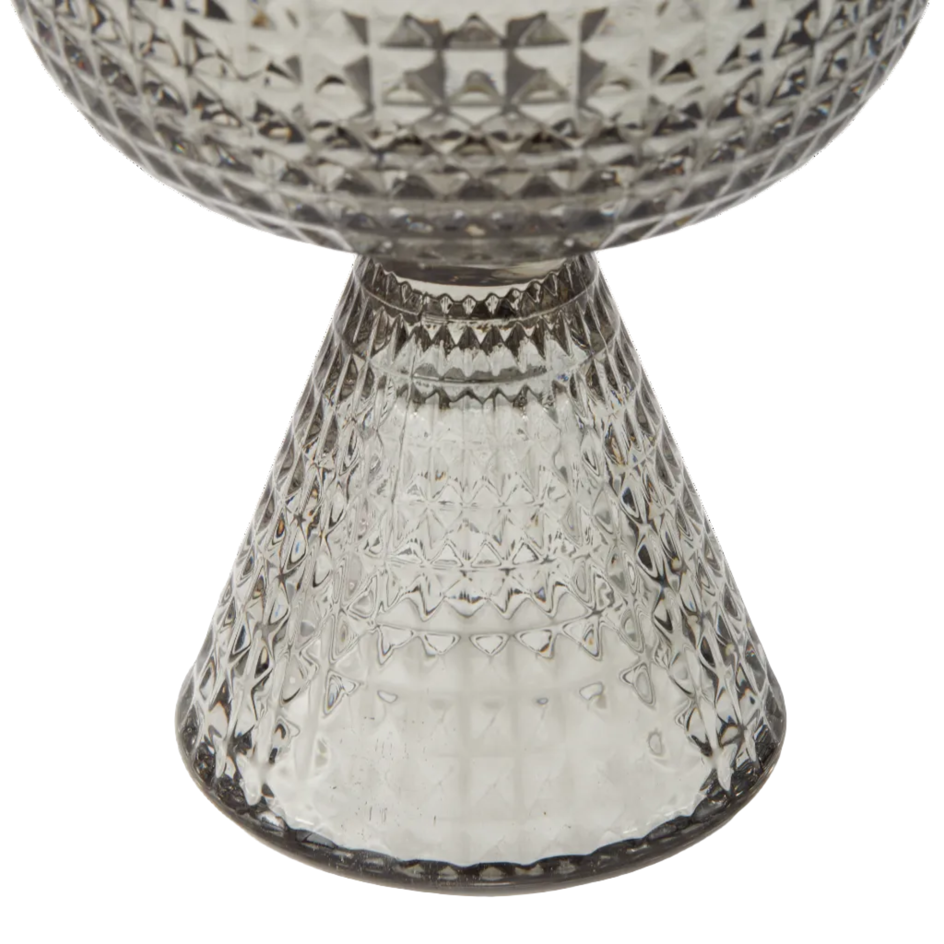 Sada skleniček na víno ROOFTOP šedé sklo