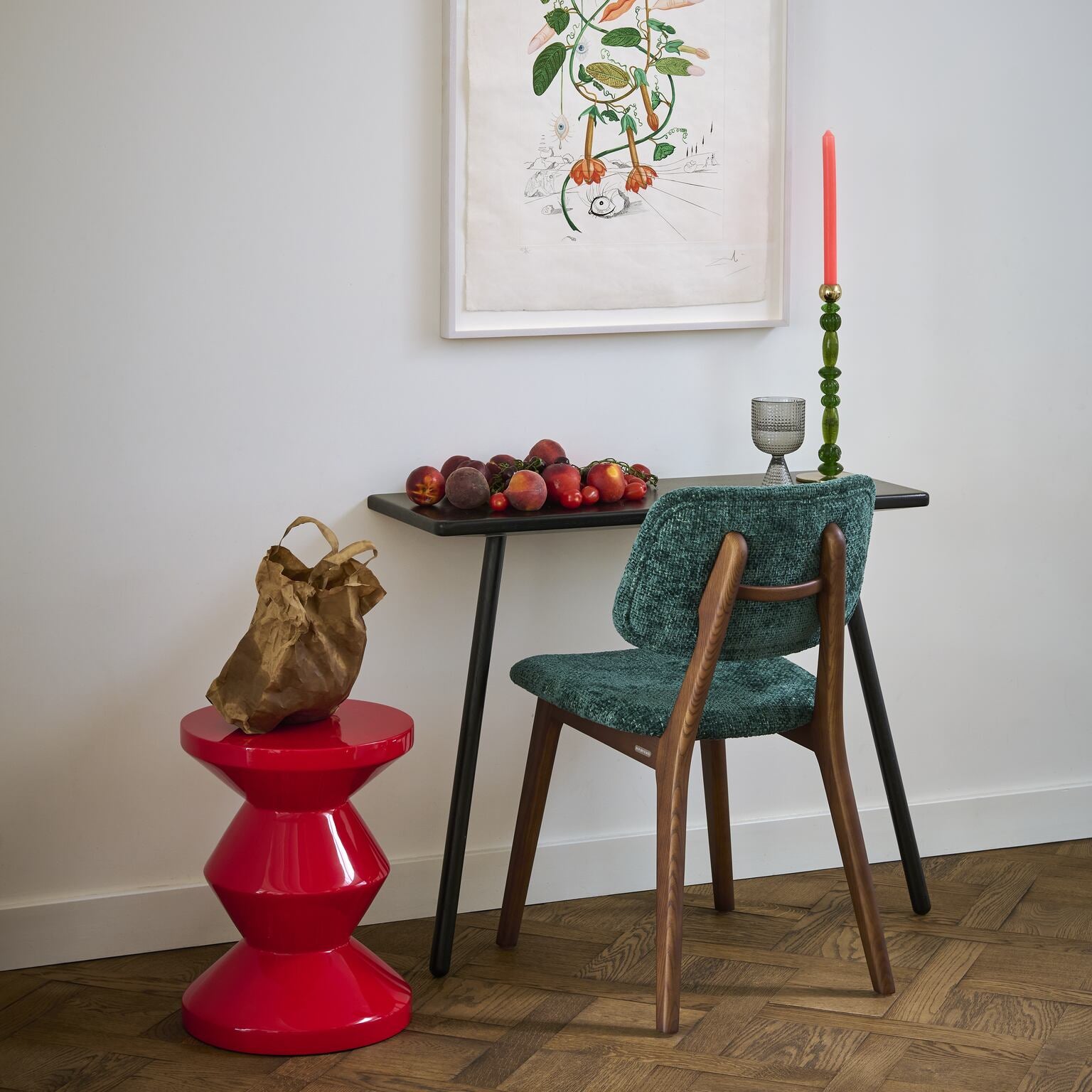 Sada skleniček na víno ROOFTOP šedé sklo