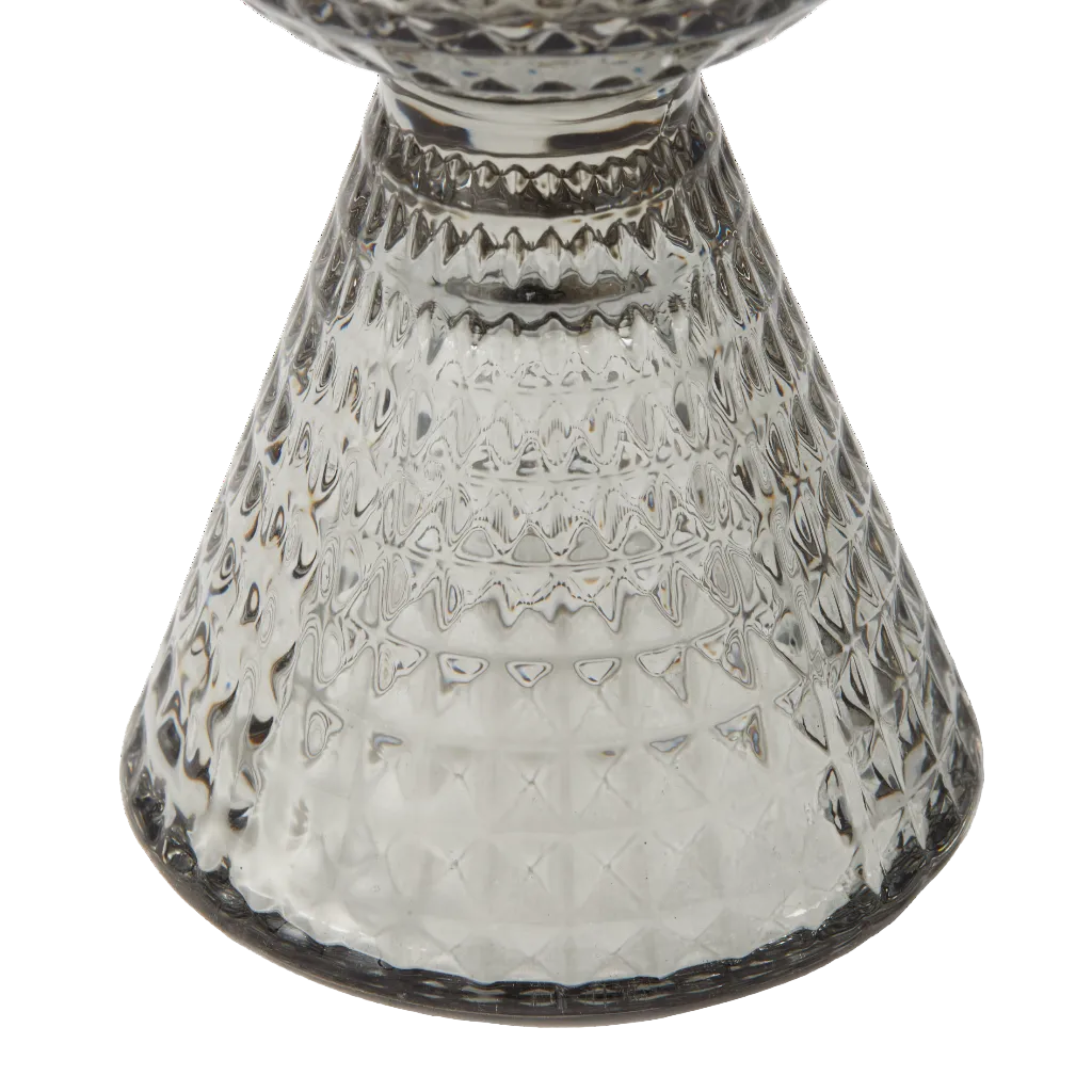 Sada skleniček na šampaňské ROOFTOP šedé sklo