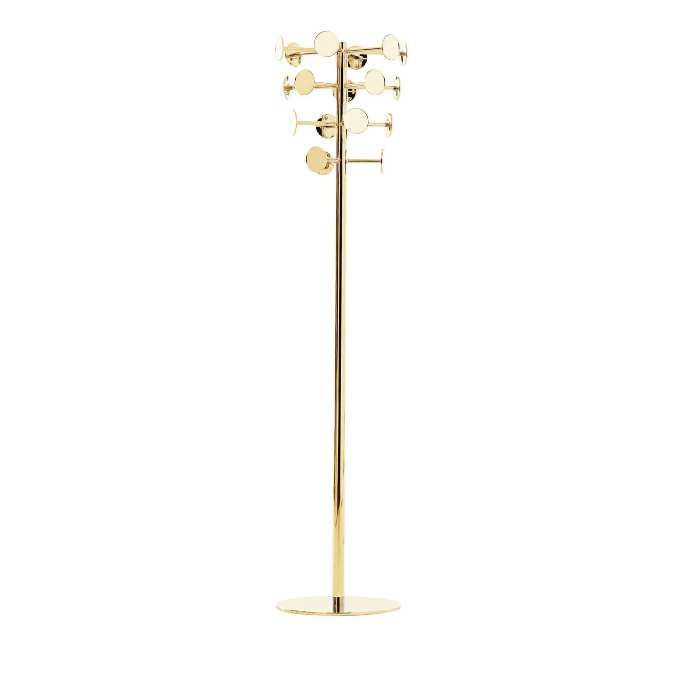 CHAPERON gold standing coat rack