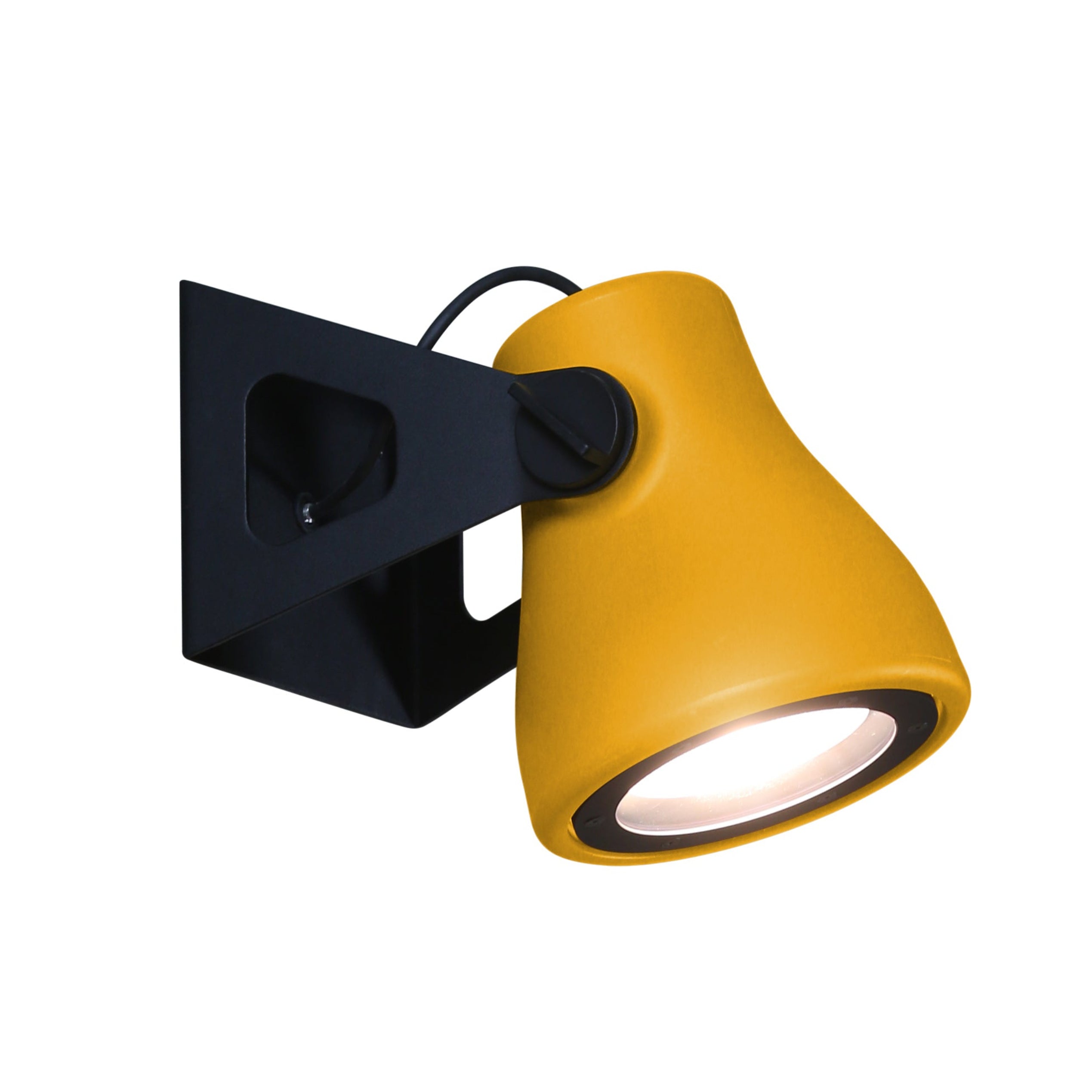 Lampa ścienna zewnętrzna FROG żółty