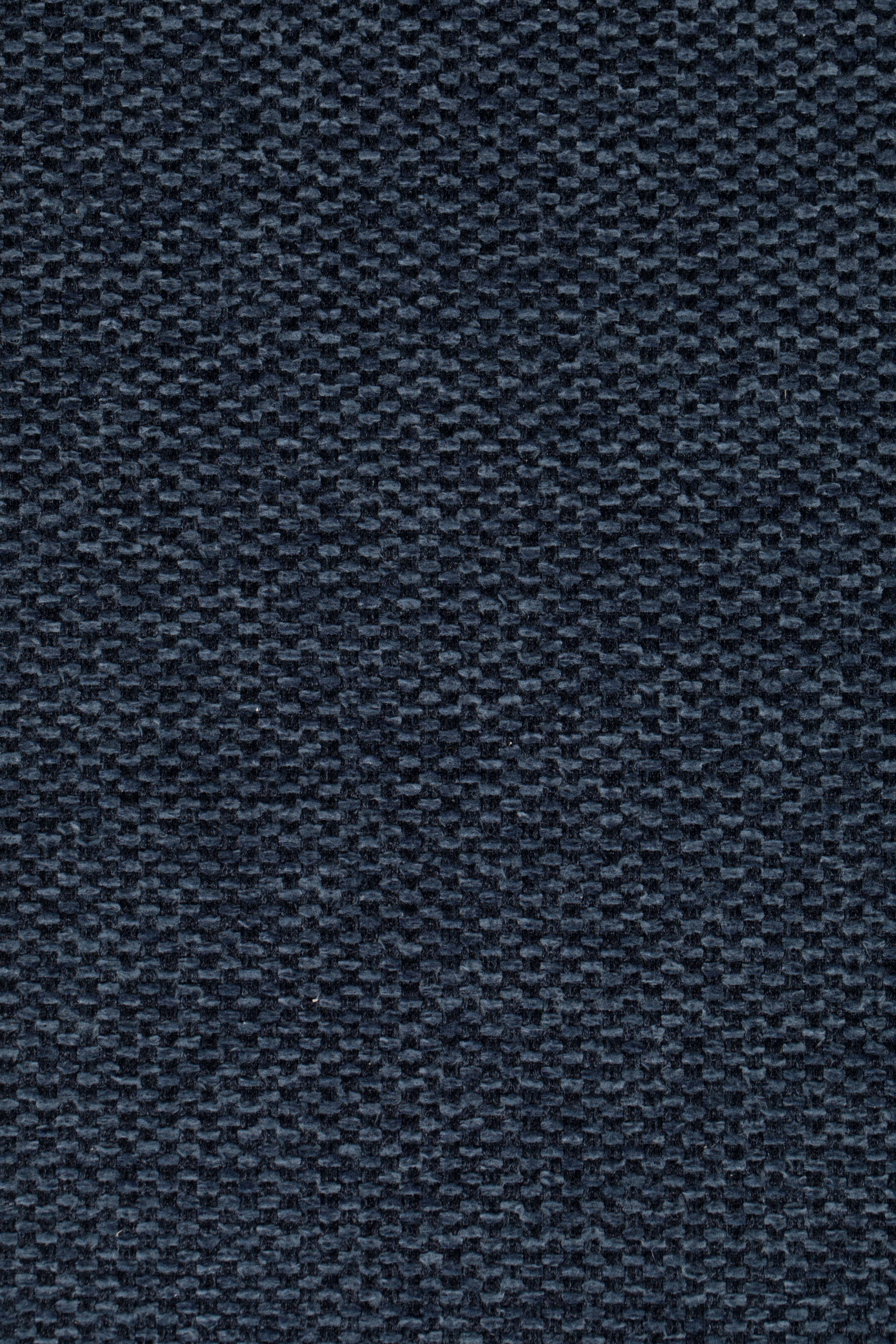 JOLIEN Dark Blue Stool with Gold Base